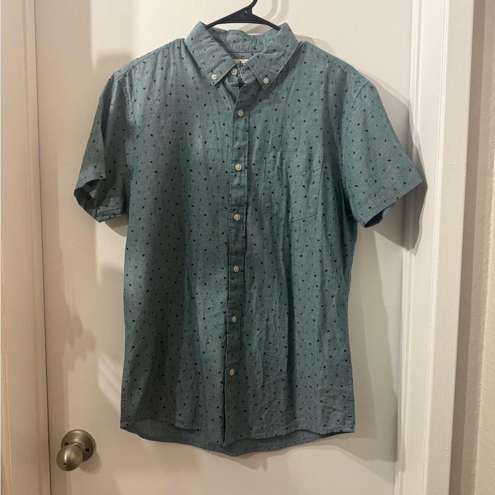 Urban Pipeline Teal Button Down Shirt